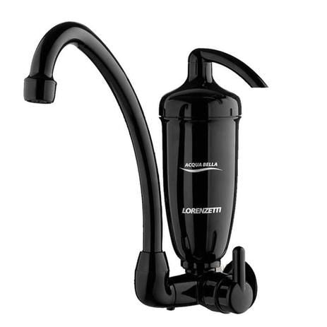 Filtro Com Torneira Acqua Bella Preto Lorenzetti