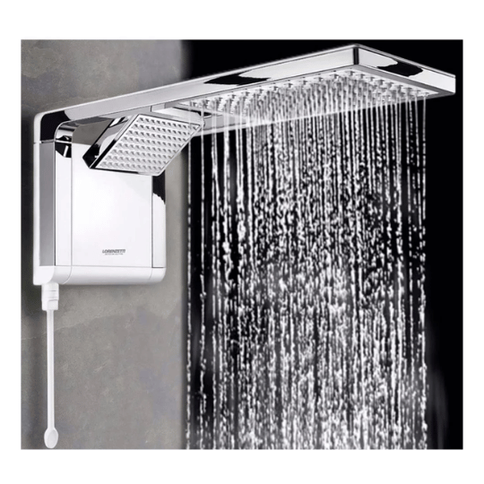 Chuveiro Acqua Duo Ultra 5500W 127V Branco Cromado Lorenzetti