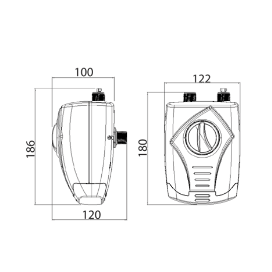 Aquecedor de Água Versátil 5500W 3 Temperaturas Lorenzetti