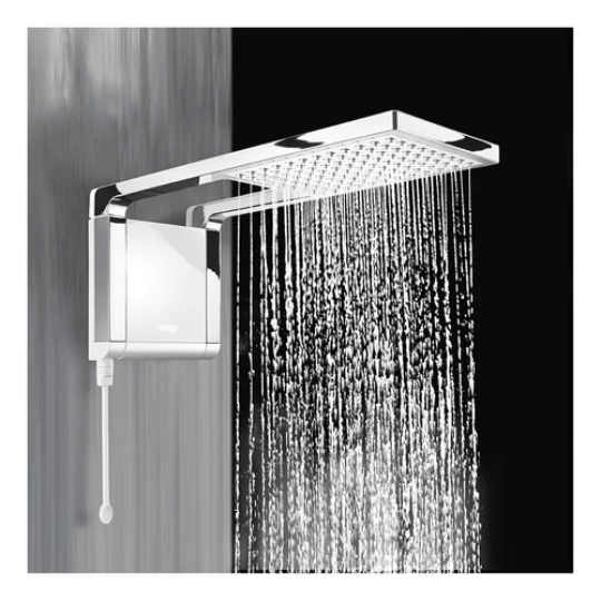 Chuveiro Acqua Storm Eletrônico 7800W 220V Branco e Cromado Lorenzetti