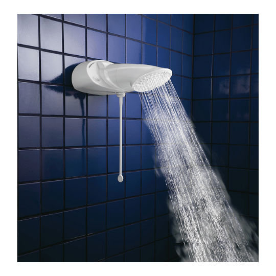 Ducha Top Jet Turbo Eletrônica 7500W 220V Branca Lorenzetti