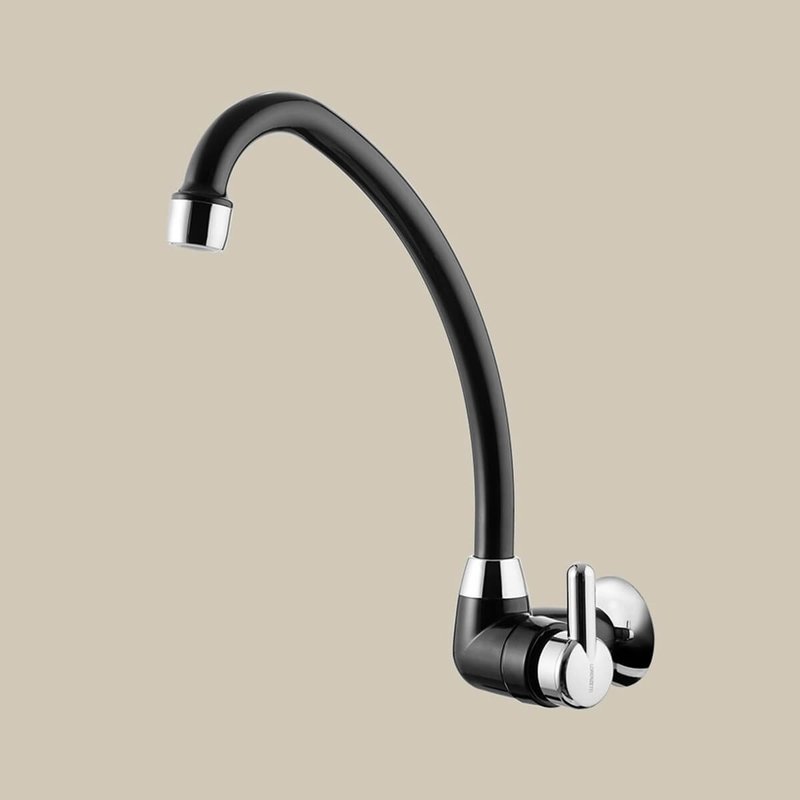 Torneira Cozinha Lorenzetti Bric Preta/Cromado 1168 F31